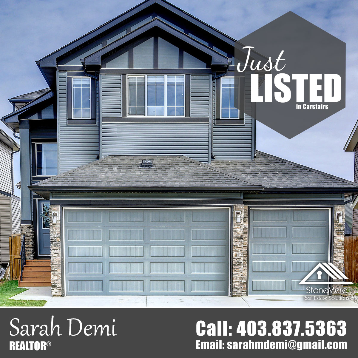 Just Listed - 1458 Ranch Road Carstairs AB - MLS # A1212894